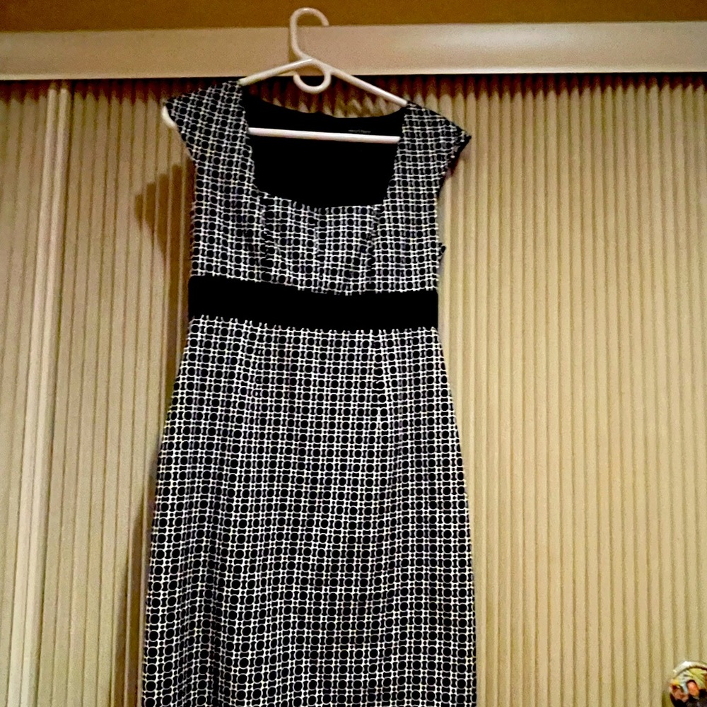 Dress from the black and white store